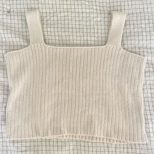 HONEST COTTON knit tank top